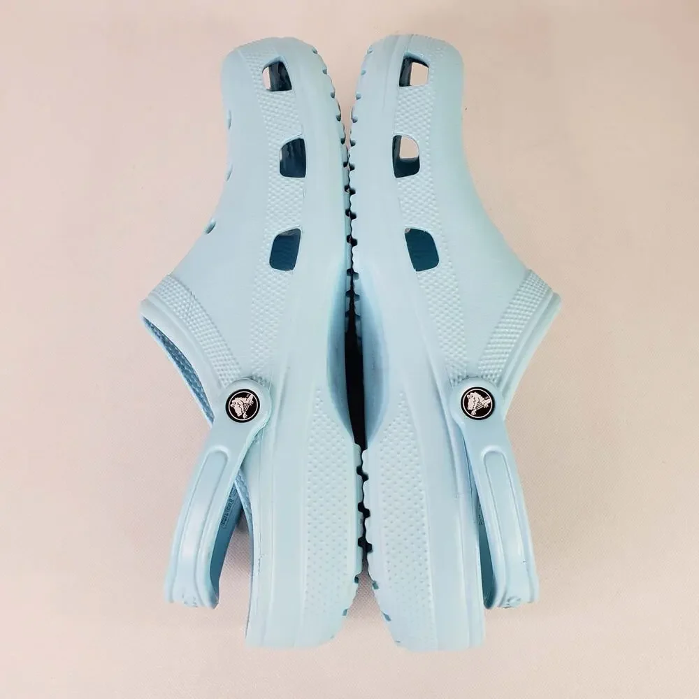 Crocs Classic Clogs Mens Size 13 Slip On North Carolina Blue TarHeels Shoes - Picture 2 of 9